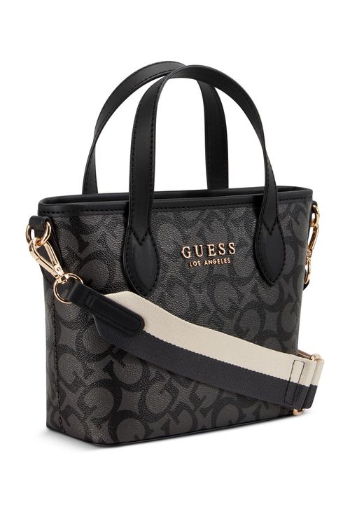 Bolsa Mini Ashburn Guess Tote Cinza Escuro