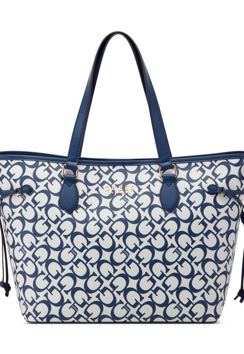 Bolsa Guess Ashburn Tote Azul Marinho