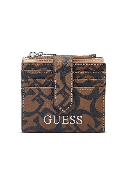 Carteira Guess Abbas Slg Credit Card Case Marrom