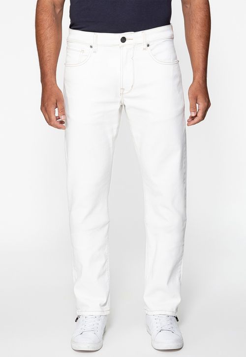 Calça Sarja Guess Slim Tapered Branco
