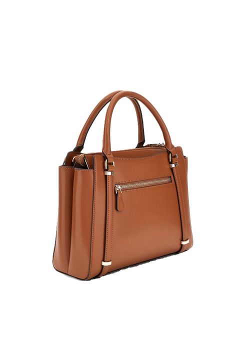 Bolsa Daryna 2 Comp Satchel Marrom