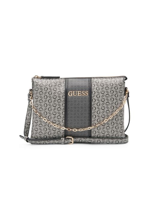 Bolsa Guess Suma Crossbody Top Zip Preto