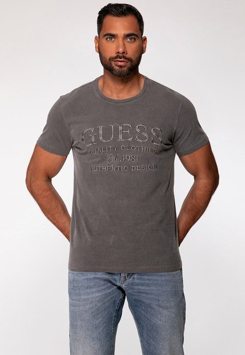 Camiseta Bordado Estonado Preto