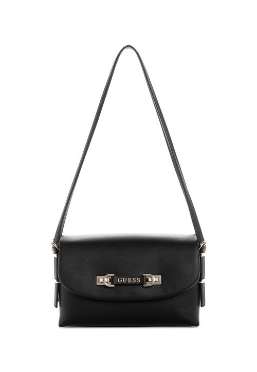 Bolsa Lefia Flap Shoulder Bag Preto