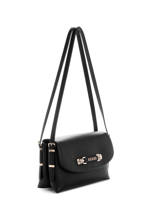 Bolsa Lefia Flap Shoulder Bag Preto