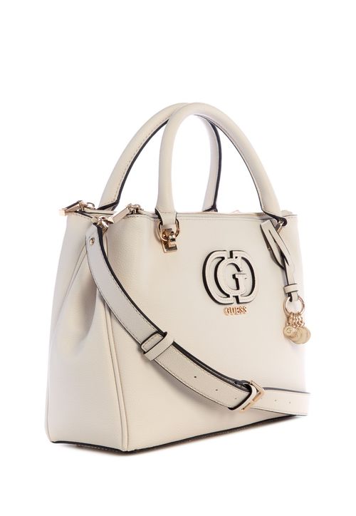 Bolsa Calebra Hobo Status Satchel Off White