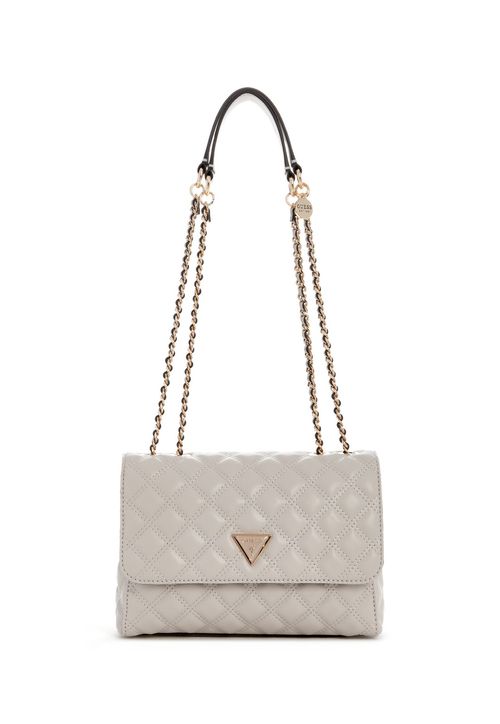 Bolsa Giully Ii 2 Compartimentos Transversal Flap Cinza