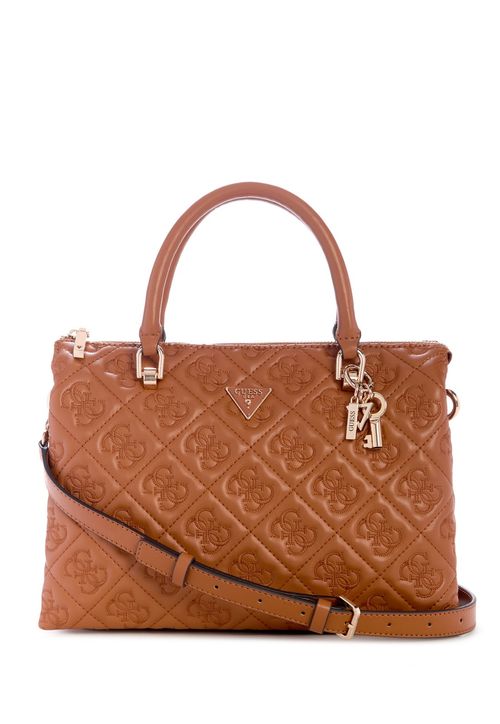 Bolsa Adelasia Multi Compartimentos Satchel Caramelo