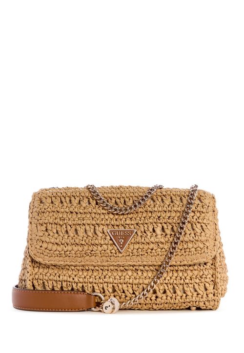 Bolsa Irene Transversal Flap Bege