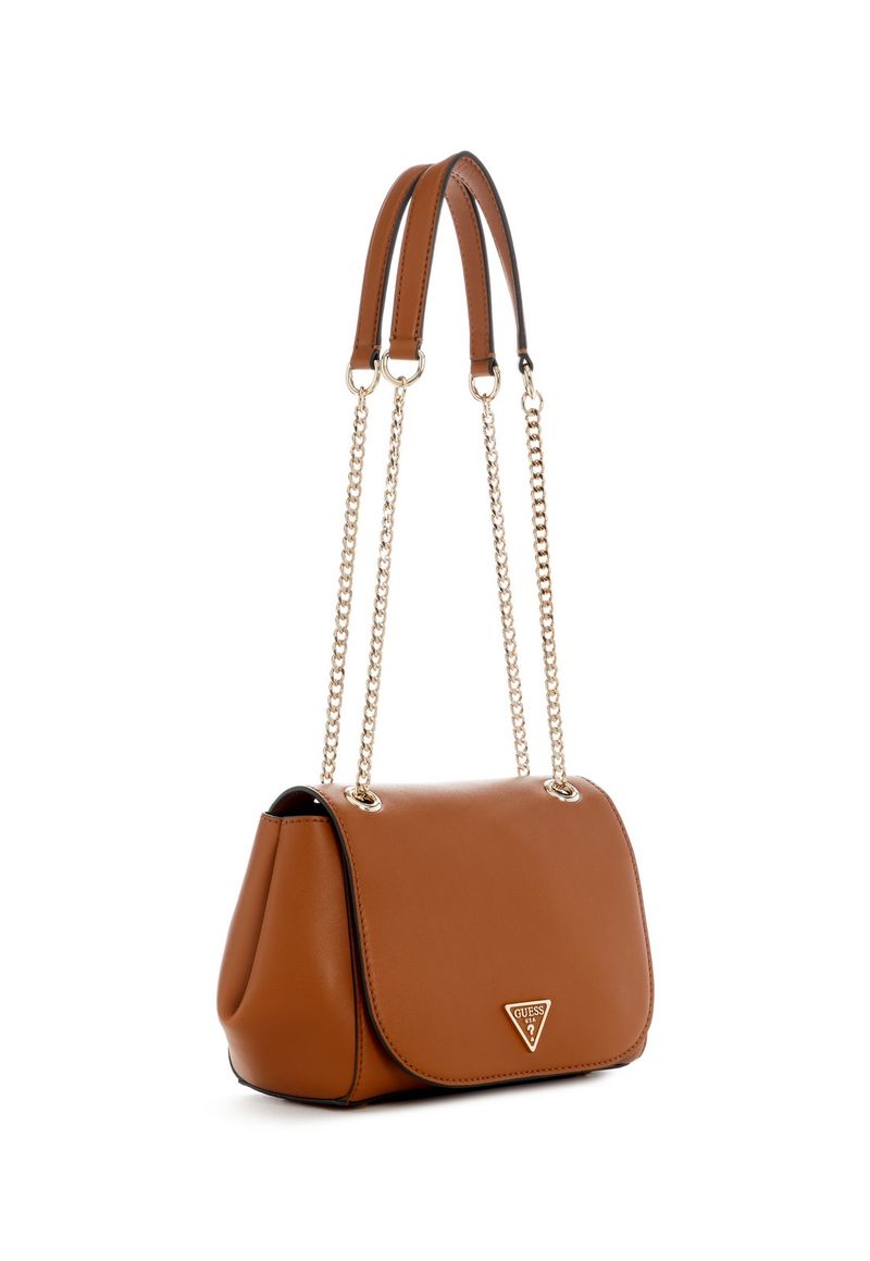 fontaine guess v1 ろと Bolsa Tatum Convertible Xbody Flap Caramelo - GuessBrasil