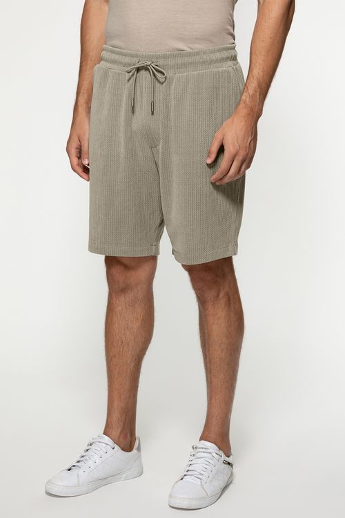 Bermuda Malha Texturizada Eco Verde