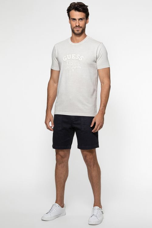 Camiseta Rugby Patch Guess Bege