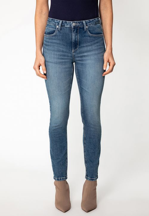 Calça Jeans High Rise Skinny Azul