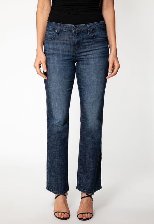 Calça Jeans Sexy Straight Azul Escuro