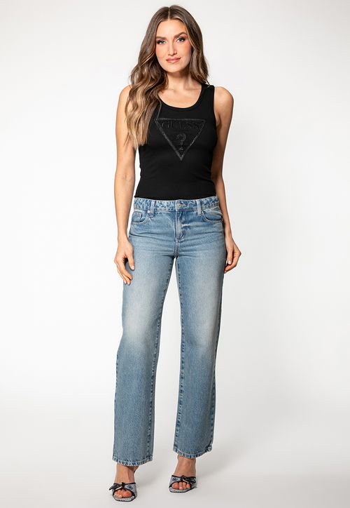 Calça Jeans Slouchy Azul Claro