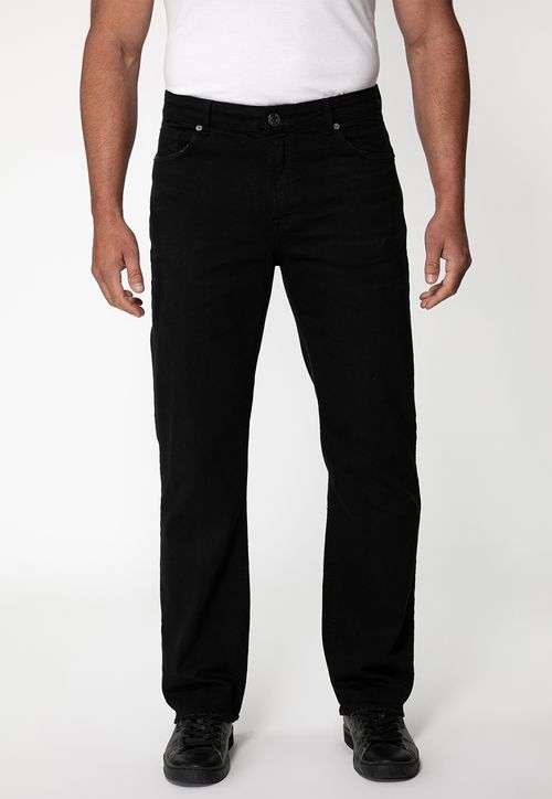 Calça Sarja Regular Straight Preto
