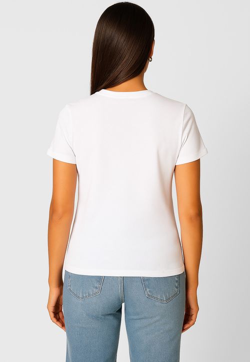 Camiseta Estampa GUESS Caviar Branco