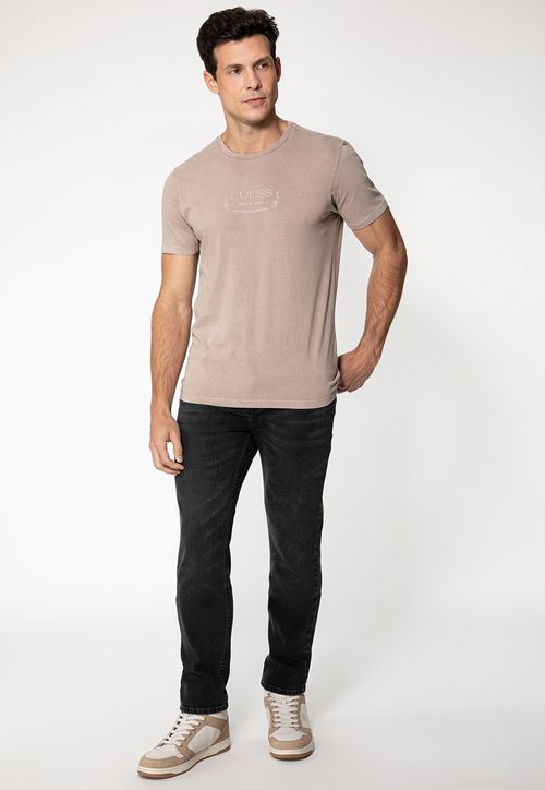 Calça Jeans Slim Straight Preto