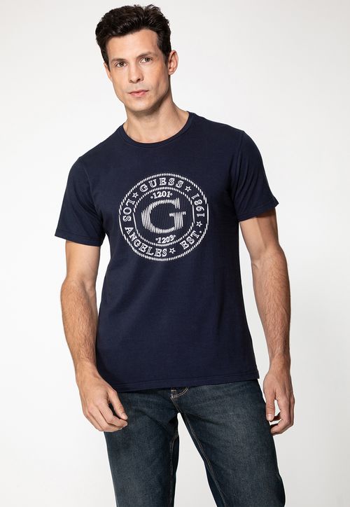 Camiseta G Relevo Azul Escuro