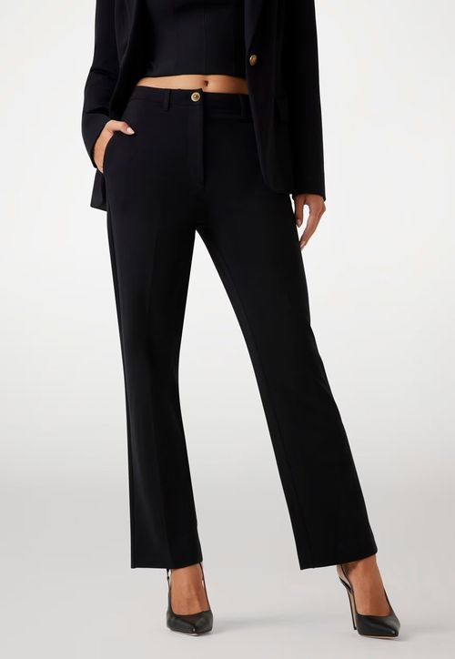 Calça Alfaiataria Reta Eco Preto