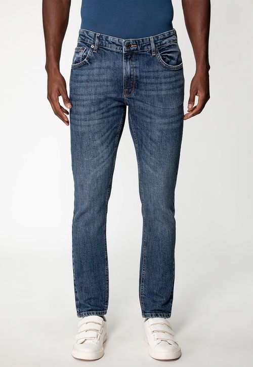 Calça Jeans Skinny Azul