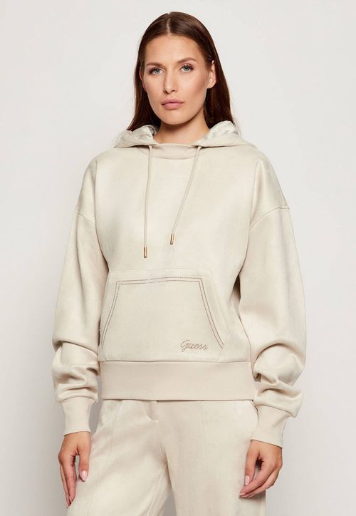 Blusa de Moletom Suede Eco Bege