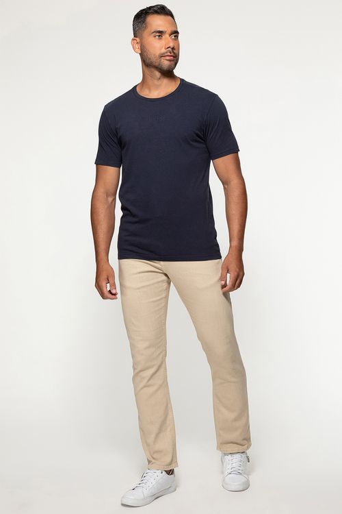 Calça Sarja Guess Slim Tapered Bege