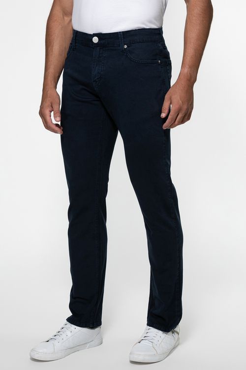 Calça Sarja Slim Straight Azul Escuro