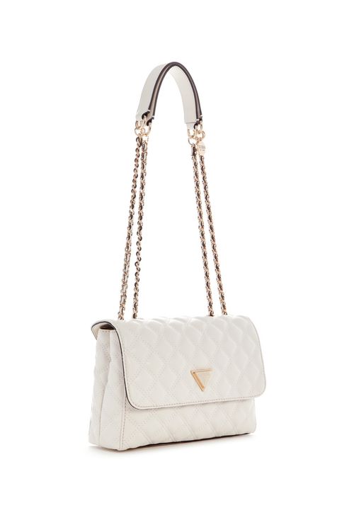 Bolsa Giully Ii 2 Comp Cnvrtble Flap Off White