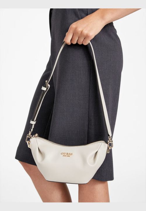 Bolsa Amorette Top Zip Shoulder Bag Bege