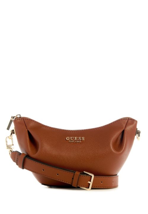 Bolsa Amorette Top Zip Shoulder Bag Marrom