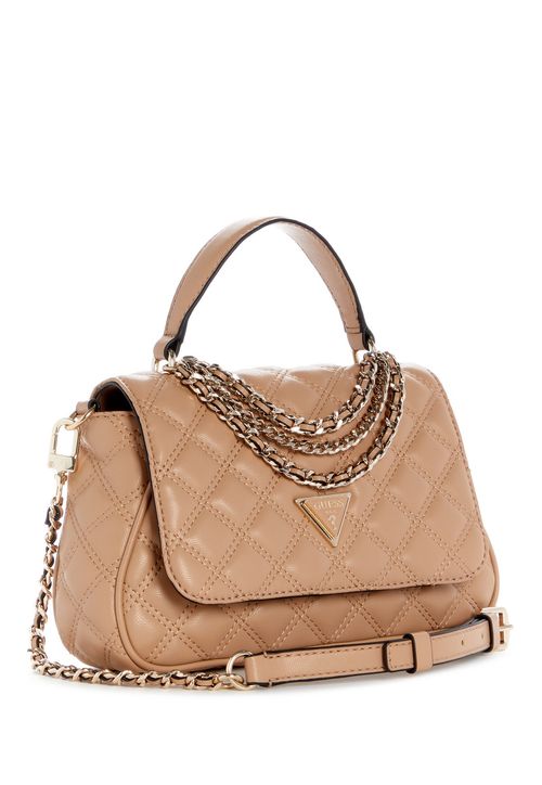 Bolsa Giully Ii Top Handle Flap Bege