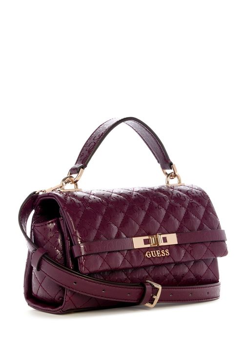 Bolsa Idra Top Handle Flap Vinho