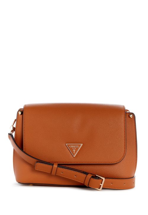Bolsa Meridian Ii Flap Crossbody Marrom