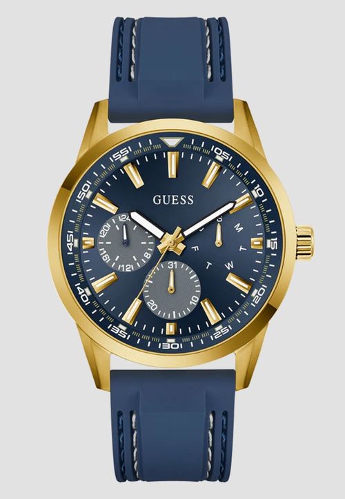 Relógio Sport Multifuncional Silicone Aço Azul