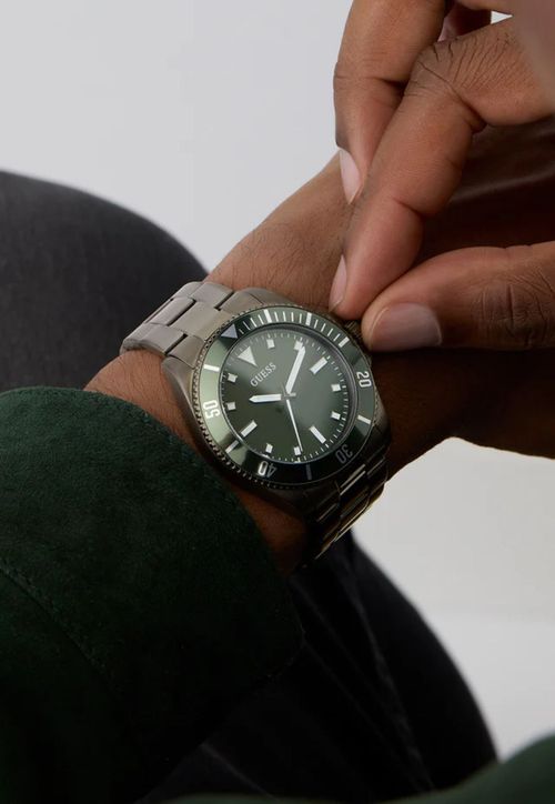 Relógio Sport Aço Preto