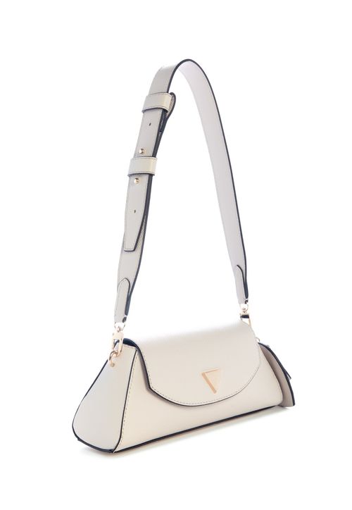 Bolsa Bolena Flap Shoulder Bag Cinza