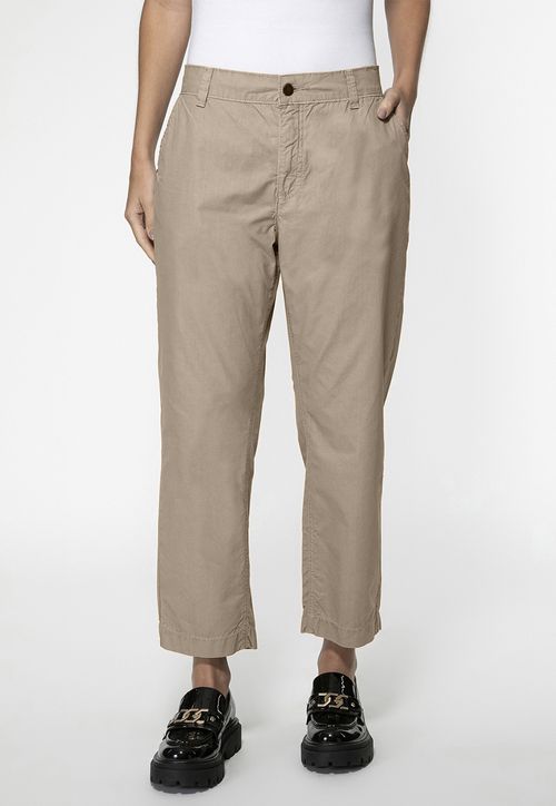 Calça Guess Chino Regular Straight Bege