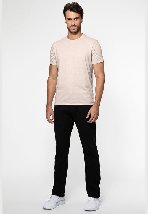 Camiseta Guess Silk Laser Estonada Rosa Claro