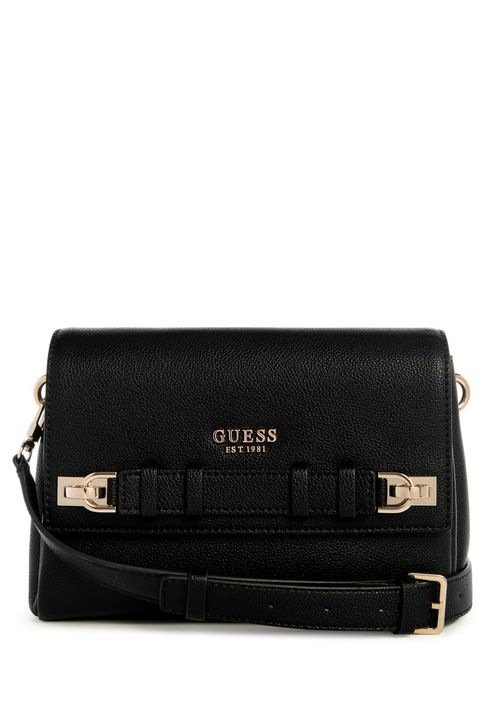 Bolsa Gregoria Flap Crossbody Preto