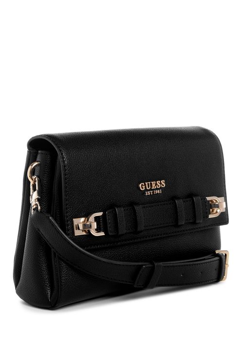 Bolsa Gregoria Flap Crossbody Preto