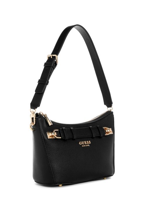 Bolsa Gregoria Eco Top Zip Shoulder Bag Preto