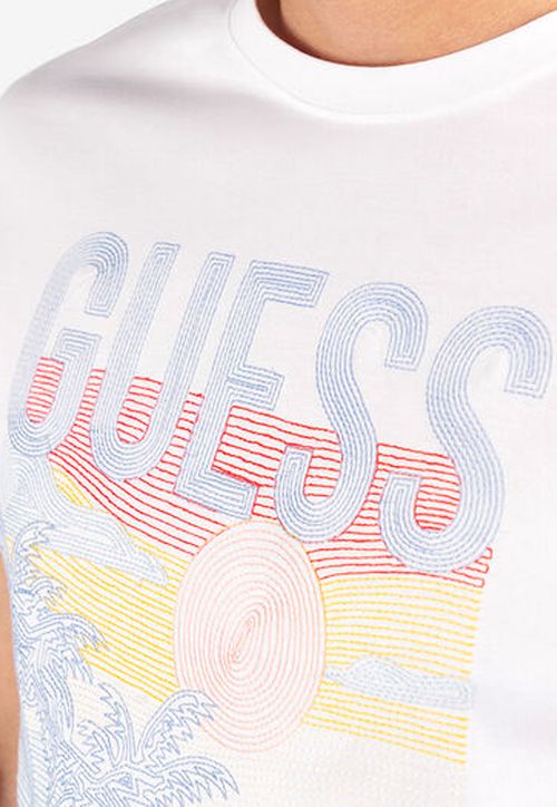 Camiseta Eco Estampa Palm Tree Branco