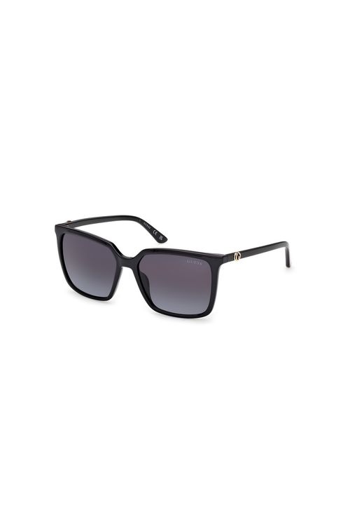 Óculos de Sol Quadrado Acetato Preto