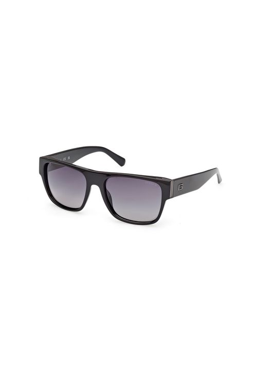 Óculos de Sol Quadrado Acetato Preto