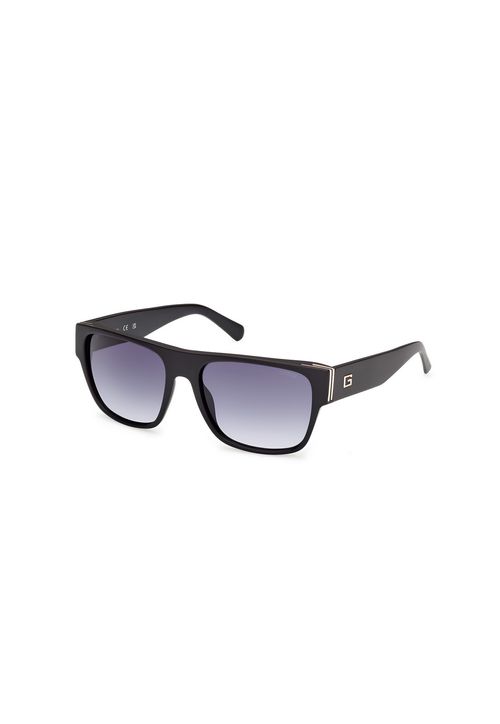 Óculos de Sol Quadrado Acetato Preto