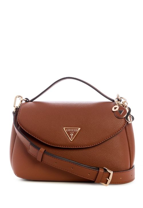 Bolsa Evie Top Handle Flap Marrom
