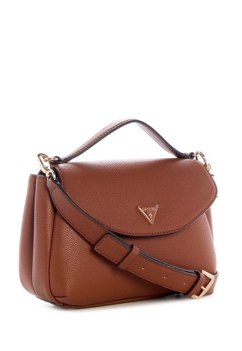 Bolsa Evie Top Handle Flap Marrom