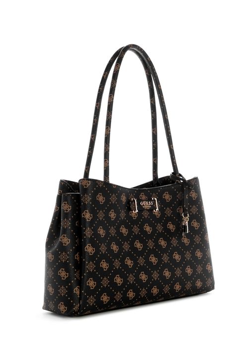 Bolsa Carrie Logo Girlfriend Carryall Marrom