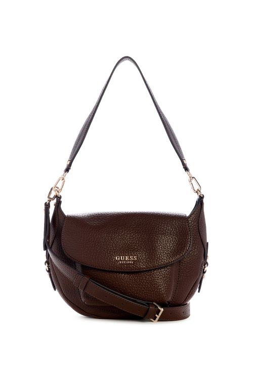Bolsa Marsha Flap Shoulder Bag Marrom